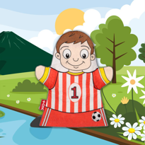 Tox Futbolcu Meslekler Keçe El Kukla T322 , Eğitici Oyuncak