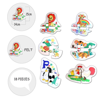 Ada Detox Tox Hayvanlar 2+ Keçe Yapboz - Puzzle T003 Ada Detox Tox Hayvanlar 2+ Keçe Yapboz - Puzzle T003