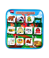 Ada Detox Tox ( Hayvanlar Ve Yaşam Alanları ) Keçe Cırtlı Aktivite Sayfası 