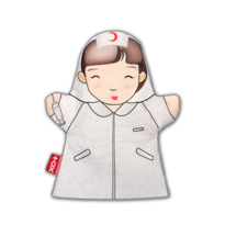 Ada Detox Tox Hemşire Meslekler Keçe El Kukla T323 , Eğitici Oyuncak Ada Detox Tox Hemşire Meslekler Keçe El Kukla T323 , Eğitici Oyuncak