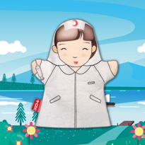 Ada Detox Tox Hemşire Meslekler Keçe El Kukla T323 , Eğitici Oyuncak Ada Detox Tox Hemşire Meslekler Keçe El Kukla T323 , Eğitici Oyuncak