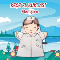 Ada Detox Tox Hemşire Meslekler Keçe El Kukla T323 , Eğitici Oyuncak Ada Detox Tox Hemşire Meslekler Keçe El Kukla T323 , Eğitici Oyuncak