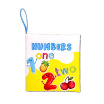 Ada Detox Tox İngilizce Rakamlar Kumaş Sessiz Kitap E128 - Bez Kitap , Eğit