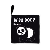 Tox İngilizce Siyah Beyaz Vahşi Hayvanlar Kumaş Sessiz Kitap E497