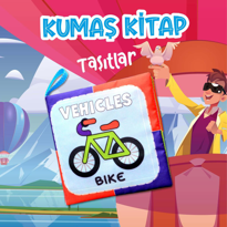 Tox İngilizce Taşıtlar Kumaş Sessiz Kitap E132 - Bez Kitap , Eğit Tox İngilizce Taşıtlar Kumaş Sessiz Kitap E132 - Bez Kitap , Eğit