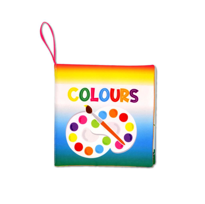 Ada Detox Tox İngilizce Vahşi Hayvanlar Sessiz Kumaş Kitap E389 - Bez Kitap