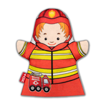 Tox İtfaiyeci Meslekler Keçe El Kukla T328 , Eğitici Oyuncak