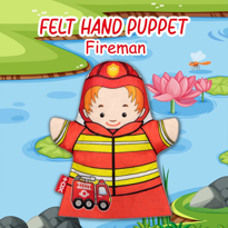 Tox İtfaiyeci Meslekler Keçe El Kukla T328 , Eğitici Oyuncak