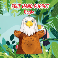 Tox Kartal Vahşi Hayvanlar Keçe El Kukla T132 , Eğitici Oyuncak