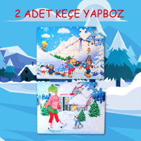 Ada Detox Tox Kiş 5+ Keçe Yapboz - 5 Yaş Puzzle T014 Ada Detox Tox Kiş 5+ Keçe Yapboz - 5 Yaş Puzzle T014