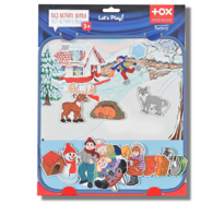 Ada Detox Tox ( Kış ) Keçe Cırtlı Aktivite Sayfası - Çocuk Etkinlik , Eğiti