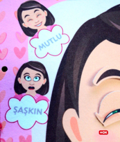 Ada Detox Tox ( Kız ) Duyguları Öğreniyorum Keçe Cırtlı Aktivite Sayfası - 