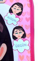 Ada Detox Tox ( Kız ) Duyguları Öğreniyorum Keçe Cırtlı Aktivite Sayfası - 