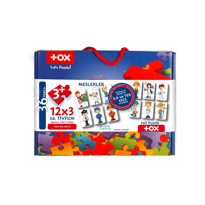 Ada Detox Tox Meslekler 3+ Keçe Yapboz - 3 Yaş Puzzle T006