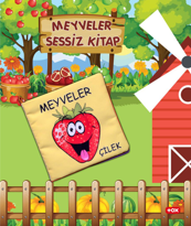 Tox Meyveler Kumaş Sessiz Kitap T049 - Bez Kitap , Eğitici Oyunca