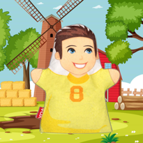 Tox Oğlan Aile Bireyleri Keçe El Kukla T333 , Eğitici Oyuncak