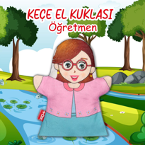 Tox Öğretmen Meslekler Keçe El Kukla T330 , Eğitici Oyuncak