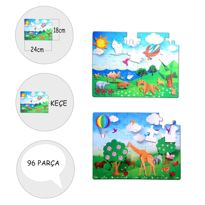 Ada Detox Tox Origami 5+ Keçe Yapboz - 5 Yaş Puzzle T018