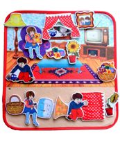 Ada Detox Tox ( Oturma Odası ) Keçe Cırtlı Aktivite Sayfası - Çocuk Etkinli