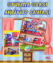 Ada Detox Tox ( Oturma Odası ) Keçe Cırtlı Aktivite Sayfası - Çocuk Etkinli