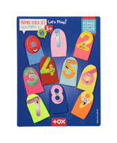 Tox Rakamlar 10 Parça Parmak Kukla , Eğitici Oyuncak T064