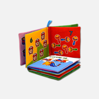 Ada Detox Tox Rakamlar Kumaş Sessiz Kitap T051 - Bez Kitap , Eğitici Oyunca