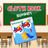 Ada Detox Tox Rakamlar Kumaş Sessiz Kitap T051 - Bez Kitap , Eğitici Oyunca