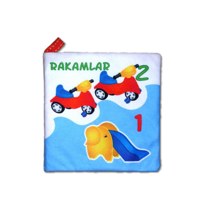Ada Detox Tox Rakamlar Kumaş Sessiz Kitap T051 - Bez Kitap , Eğitici Oyunca