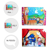Tox Sahne 5+ Keçe Yapboz - 5 Yaş Puzzle T019