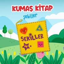 Tox Şekiller Kumaş Sessiz Kitap T395 - Bez Kitap , Eğitici Oyunca Tox Şekiller Kumaş Sessiz Kitap T395 - Bez Kitap , Eğitici Oyunca