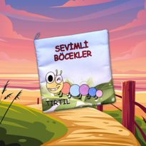 Ada Detox Tox Sevimli Böcekler Kumaş Sessiz Kitap T054 - Bez Kitap , Eğitic Ada Detox Tox Sevimli Böcekler Kumaş Sessiz Kitap T054 - Bez Kitap , Eğitic