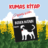 Ada Detox Tox Siyah Beyaz Evcil Hayvanlar Kumaş Sessiz Kitap T137 - Bez Kit