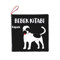 Ada Detox Tox Siyah Beyaz Evcil Hayvanlar Kumaş Sessiz Kitap T137 - Bez Kit