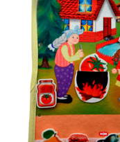 Ada Detox Tox ( Sonbahar ) Keçe Cırtlı Aktivite Sayfası - Çocuk Etkinlik , 