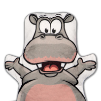 Tox Su Aygırı Vahşi Hayvanlar Keçe El Kukla T123 , Eğitici Oyunca