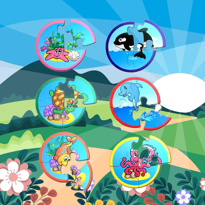 Ada Detox Tox Su Canlıları 2+ Keçe Yapboz - Puzzle T001