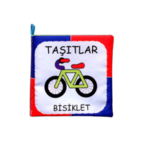 Ada Detox Tox Taşıtlar Kumaş Sessiz Kitap T050 - Bez Kitap , Eğitici Oyunca