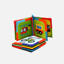 Ada Detox Tox Taşıtlar Kumaş Sessiz Kitap T050 - Bez Kitap , Eğitici Oyunca