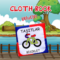 Ada Detox Tox Taşıtlar Kumaş Sessiz Kitap T050 - Bez Kitap , Eğitici Oyunca