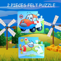 Ada Detox Tox Uçak Araba 3+ Keçe Yapboz - 3 Yaş Puzzle T004 Ada Detox Tox Uçak Araba 3+ Keçe Yapboz - 3 Yaş Puzzle T004