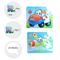 Ada Detox Tox Uçak Araba 3+ Keçe Yapboz - 3 Yaş Puzzle T004 Ada Detox Tox Uçak Araba 3+ Keçe Yapboz - 3 Yaş Puzzle T004