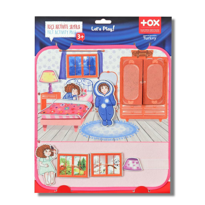 Ada Detox Tox ( Yatak Odası ) Keçe Cırtlı Aktivite Sayfası - Çocuk Etkinlik