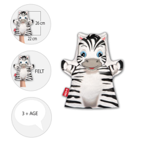 Tox Zebra Vahşi Hayvanlar Keçe El Kukla T126 , Eğitici Oyuncak Tox Zebra Vahşi Hayvanlar Keçe El Kukla T126 , Eğitici Oyuncak