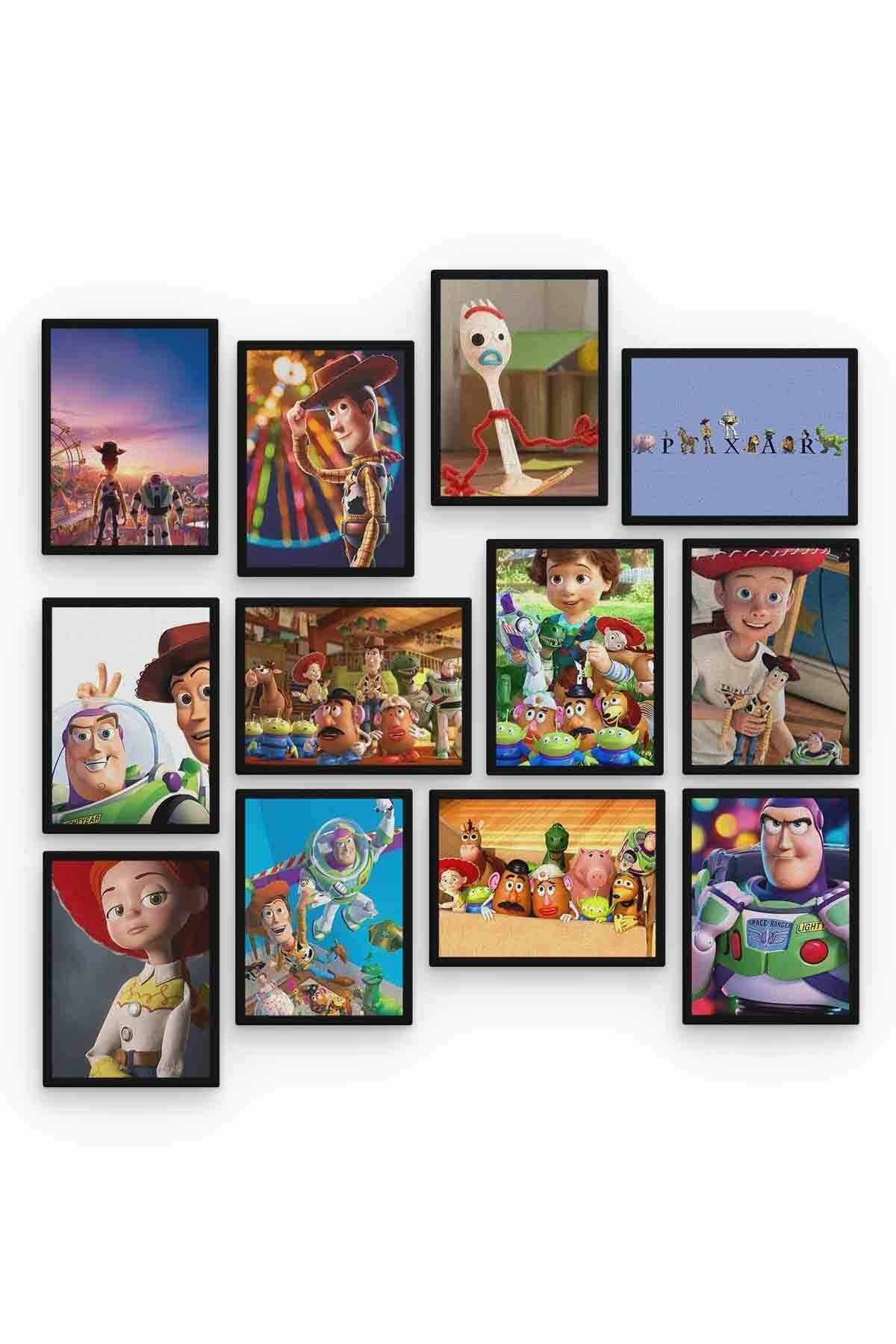 Toy Story 12 Parça Mdf (ahşap) Tablo Ofis Boyu 