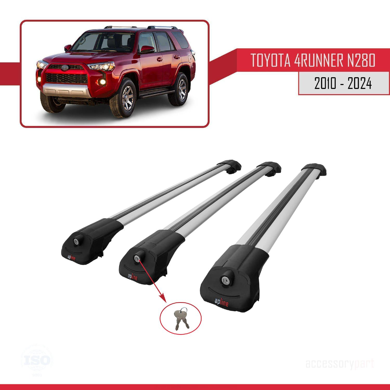 Toyota 4Runner (N280) 2010 ve Sonrası ile uyumlu ACE-1 Ara Atkı T