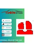 Toyota Auris 2006-2012 Prime Sarı Halı Bej Kenar Halı Paspas