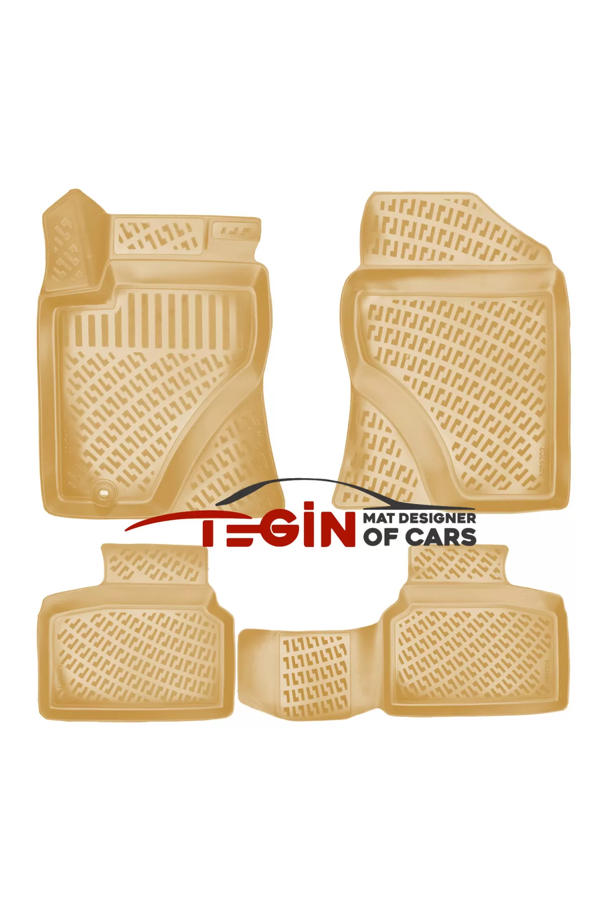Toyota Avensis 2004 Bagaj Havuzu + Bej 3D Paspas