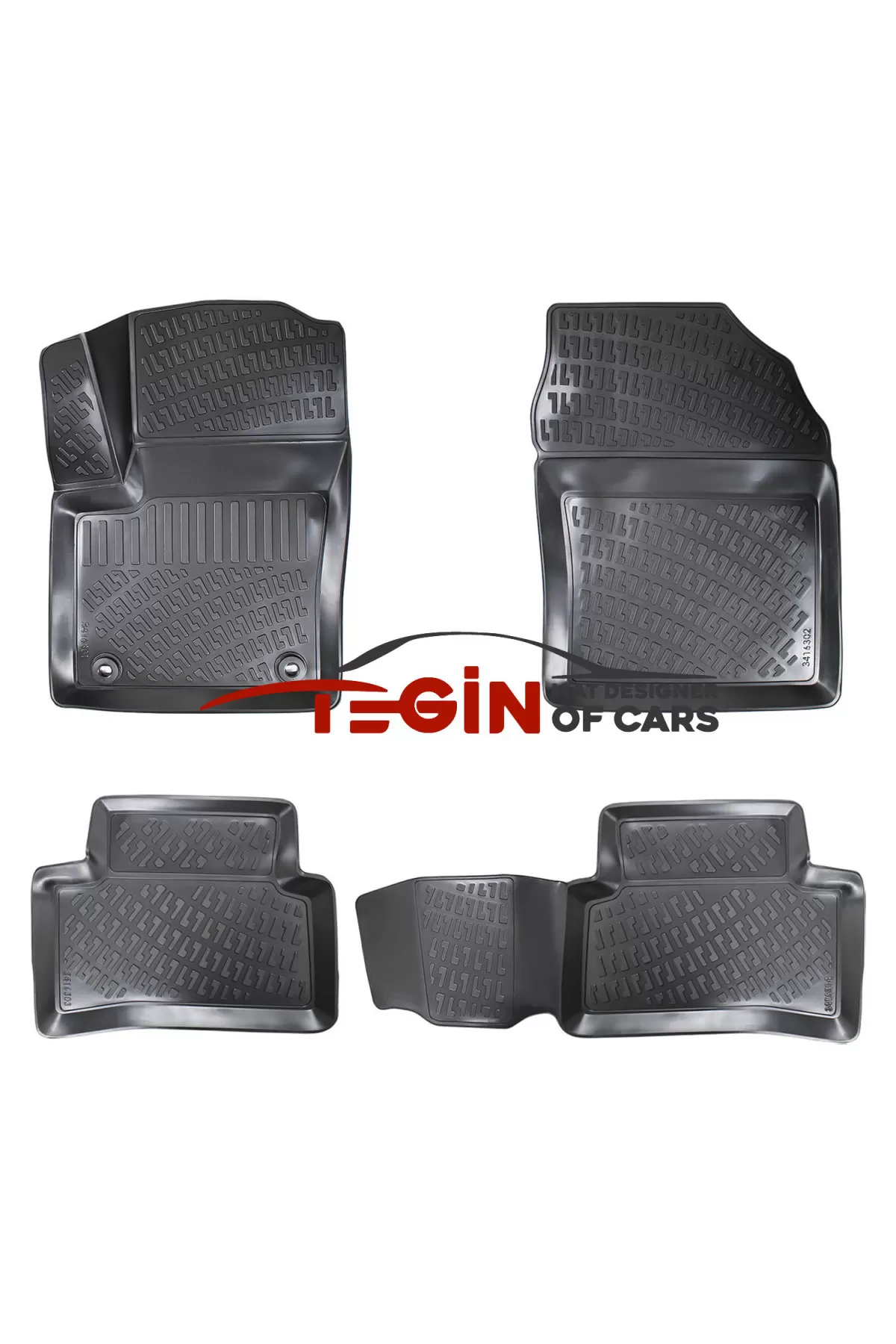 Toyota C-HR 3D Havuzlu Paspas 2016 sonrası Siyah