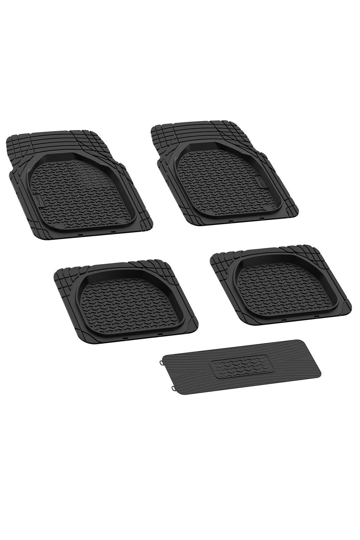 Drs Tuning Toyota C-Hr Uyumlu 3D Havuzlu Sahler Universal Paspas Mat Siyah P