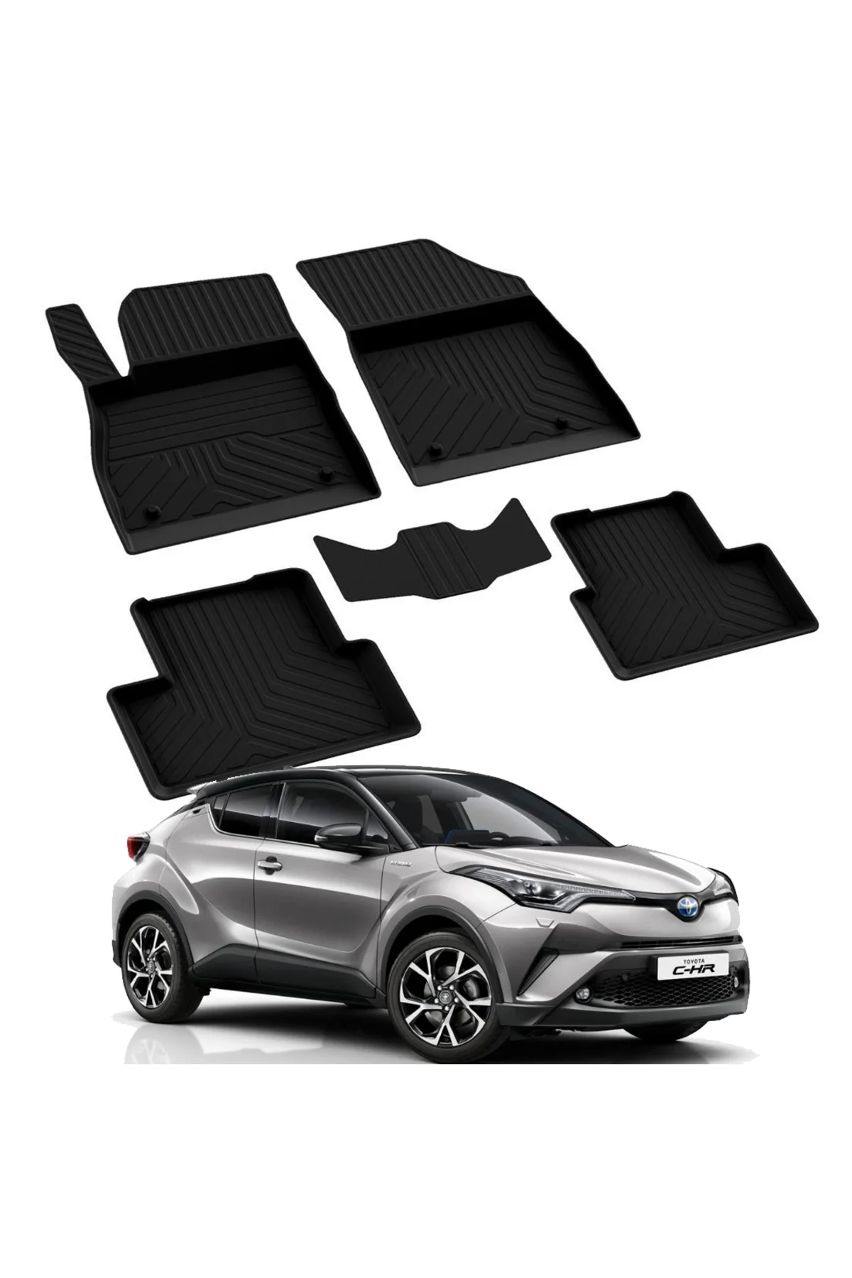 TOYOTA CH-R 2016-2023 Model Yılları İçin Uyumlu Yeo 4D Havuzlu Paspas Takımı Fiyatı, Yorumları ve Özellikleri